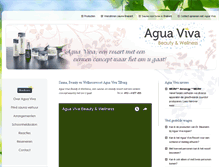 Tablet Screenshot of aguaviva.nl